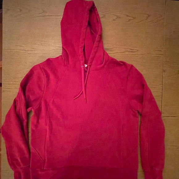 Athleta Retroplush Revive Hoodie sweatshirt size Large excellent condition - Picture 2 of 14